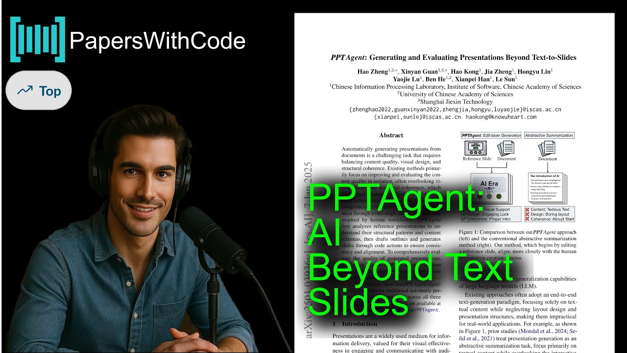 PPTAgent: AI Beyond Text Slides