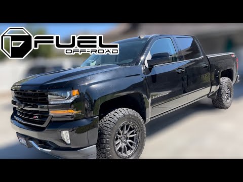 Fuel Rebel 18x9 Wheels 285/65/r18 Nitto Ridge Grapplers Tires | 2018 Chevy Silverado 1500 4x4 Truck