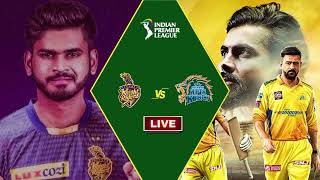 🔴LIVE :  Chennai vs Kolkata, 1st Match - Live Cricket Score, Commentary