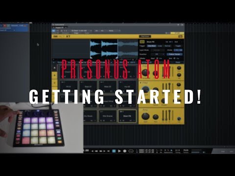 Getting Started With Using the Presonus Atom In Studio One 4!
