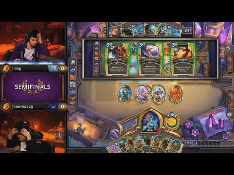 《爐石戰記》大師巡迴賽 - 拉斯維加斯站 第三天 準決賽 | tom60229 vs dog