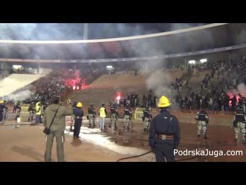 145. Derbi, sukob pred pocetak utakmice...