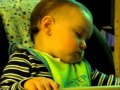 Gabriel Asleep While Eating 2 10 18 2011