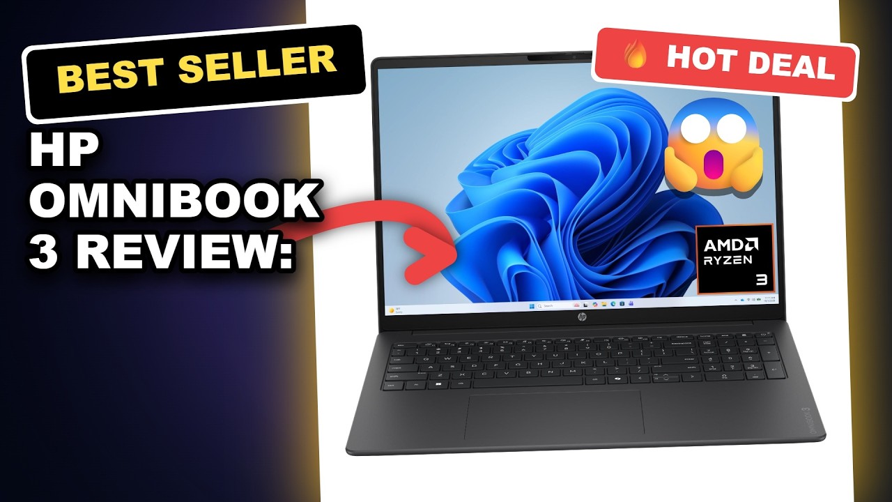 HP OmniBook 3 Review: Is This 17.3" Touchscreen Laptop Worth It? review video