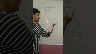 Sign Convention for Spherical Mirror in Hindi #physics #science