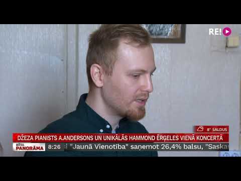 Džeza pianists Atis Andersons un unikālās Hammond ērģeles vienā koncertā