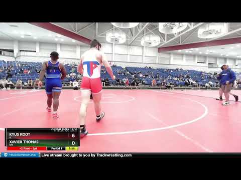 170 Lbs Champ. Round 1 - Kyus Root, IL Vs Xavier Thomas, OH Cf07