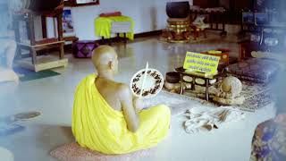 Namu Myoho Renge Kyo ceremony with bell and woodblock at Japanese Peace Pagoda in Sri Lanka