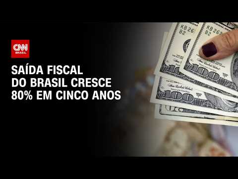 Saída fiscal do Brasil cresce 80% em cinco anos, mostram dados da Receita | CNN MERCADO