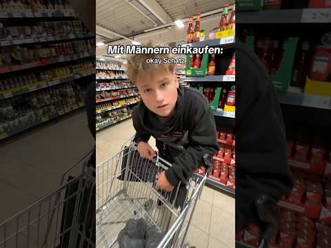 Mit MÄNNERN einkaufen gehen…😂💀#funny #comedy #freundin #couple #beziehung #freund #einkaufen #omg