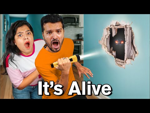 We Found Something Creepy Inside My Wall! 👀😱