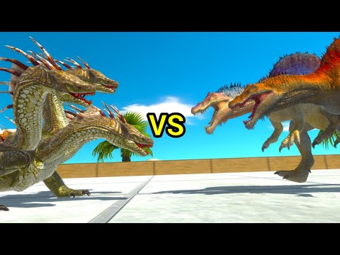 Hydra vs 2x miniboss animal revolt battle simulator