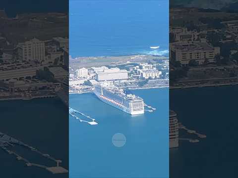 WOW! MSC Divina docked in Port of San Juan #Shorts