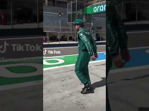 Alonso Does The Griddy #shorts #f1 #fernandoalonso