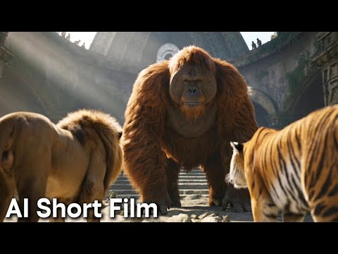 SIMBA & SHERE KHAN vs KING LOUIE: Simba Repays His Debt to Shere Khan – AI Short Film