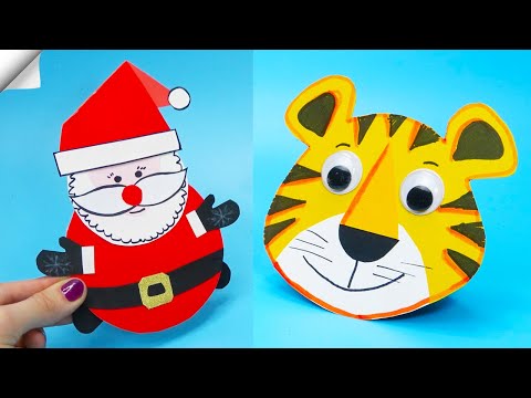 3 DIY christmas Easy paper crafts 5 minute crafts christmas