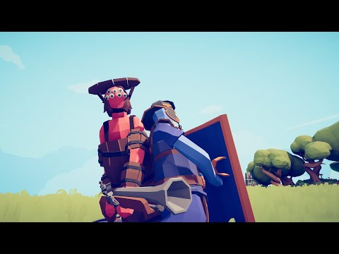 TABS 3v3 Me,Squire,Sarissa Vs Every Units Cost 100 +First Person Challenge