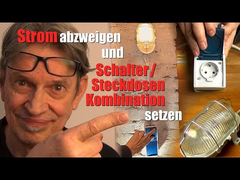 Branch off the power and set the rocker switch / socket combination