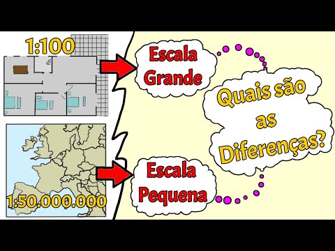 Escala Cartografica Grande x Pequena - Quais são as diferenças??