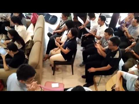 The Proper Attitude of Mary - FTTI Batam Trainees (With Caption)