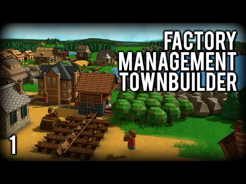 Factory Town - Factorio / Satisfactory Meets Town Building! (Let's Play Factory Town Gameplay)