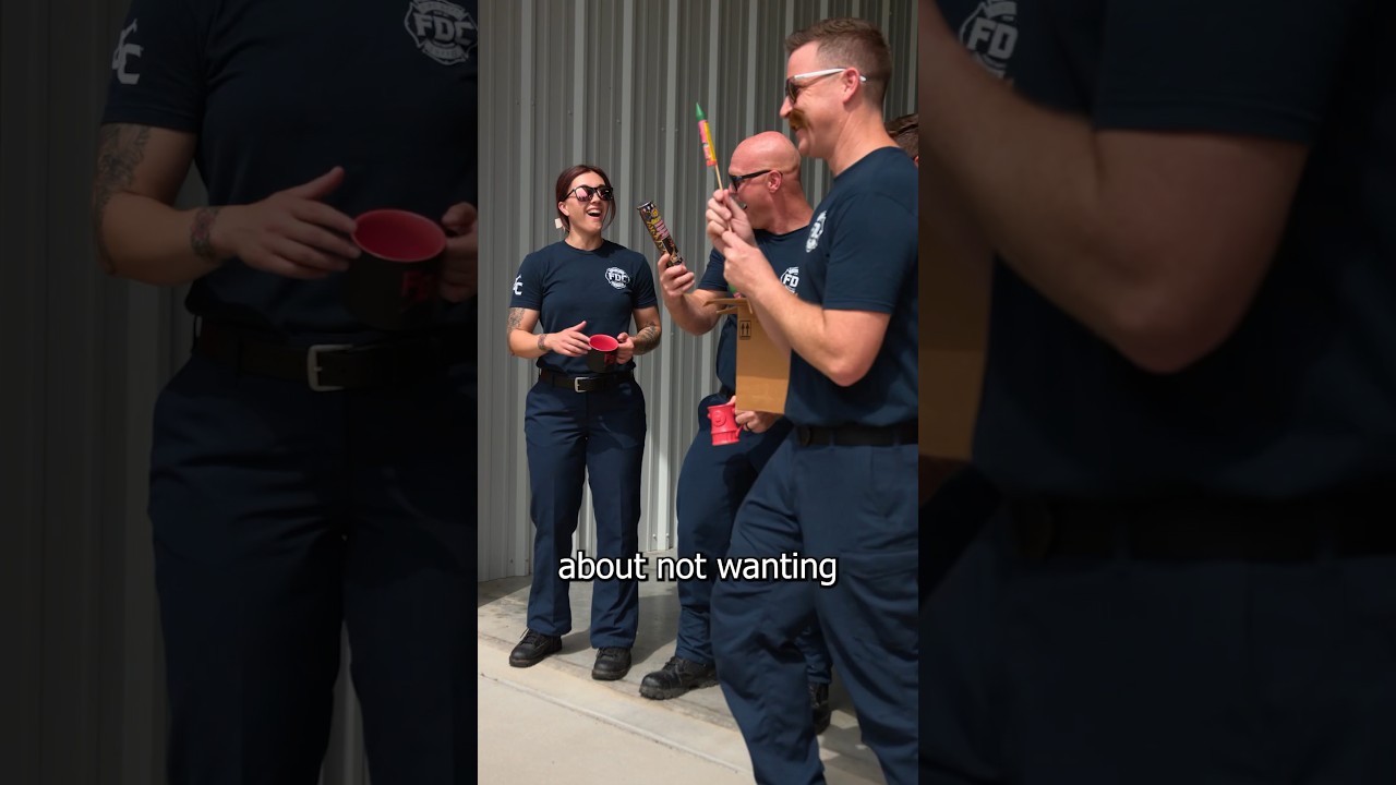 Safety first! #fireworks #firefighter #car #summervibes