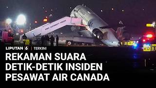 Download lagu Rekaman Suara Menara ATC Bandara LaGuardia Teriak 'Stop!' Sebelum  Kecelakaan Pesawat Air Canada mp3