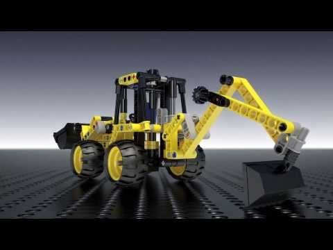 Vidéo LEGO Technic 42004 : Le tractopelle