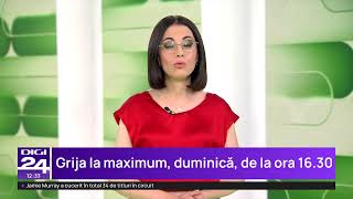 🟣 Știrile Digi24  de la ora 12  – 16 aprilie 2026