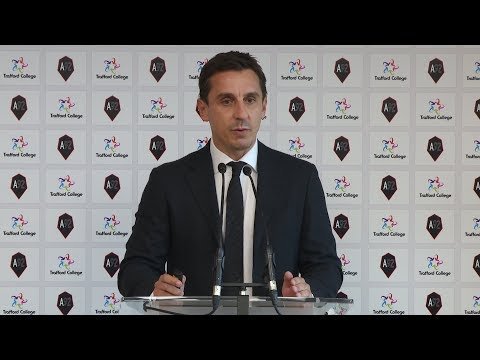 Gary Neville talks about the importance of the relationship with Trafford College