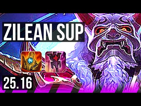 ZILEAN & Draven vs MAOKAI & Zeri (SUP) | 2/0/10 | KR Master | 25.16