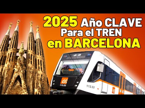 ⚠️ This is what the 2025 Railway will be like in BARCELONA ⚠️ Transfer of Rodalies / Works L9 Tram