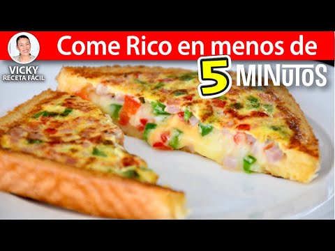 COME RICO EN MENOS DE 5 MINUTOS!! | Vicky Receta Facil Video
