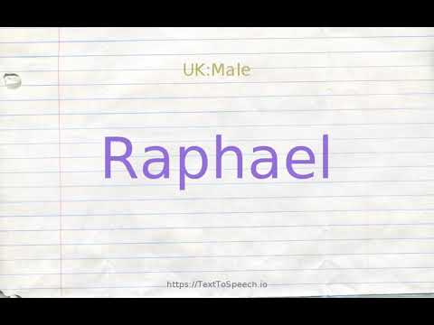 How to pronounce raphael