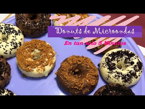 Donuts en Microondas en 5 minutos
