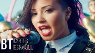 Demi Lovato - Really Don&#39;t Care ft. Cher Lloyd (Lyrics + Español) Video Official