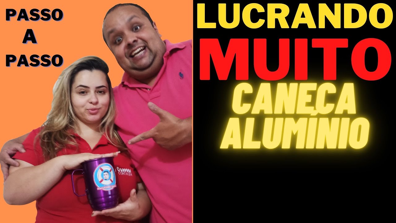 [PASSO A PASSO] Fazendo caneca de alumínio no transfer - INCRÍVEL COMO É FACIL E RAPIDO