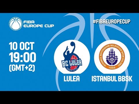 Lulea (SWE) v Istanbul BBSK (TUR) - Full Game - Qualification Rd. 2 - FIBA Europe Cup 2018-19