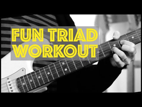 A fun & musical way to practise ALL your triad shapes