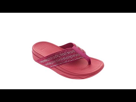 FitFlop Surfa Crystal Toe Post Sandal