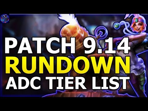 Patch 9.14 Rundown ADC Tier List (League Of Legends) | Let's Talk Jinx #138