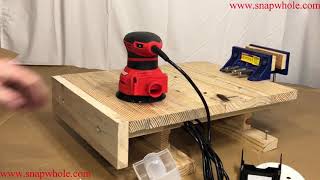 Harbor Freight Bauer 2.8 amp Corded Random Orbit Sander Review