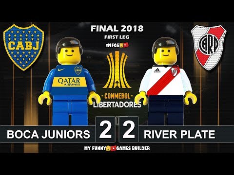 Final Copa Libertadores 2018 • Boca Juniors 2-2 River Plate • 11/11/2018 All Goals Lego Football