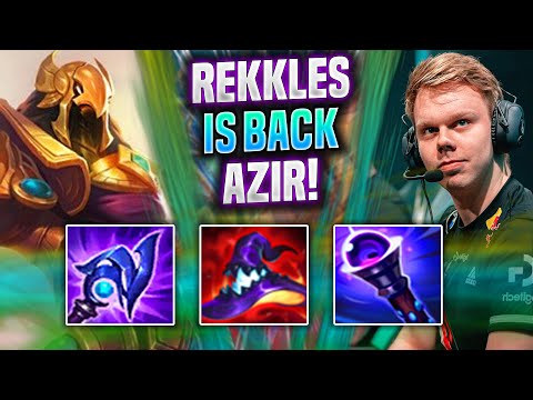 WUNDER BRINGS BACK AZIR WITH NEW BUFFS! - FNC Wunder Plays Azir Top vs Jax! | Season 2022