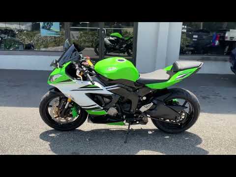 2014 Kawasaki Ninja® ZX™-6R ABS in Sanford, Florida - Video 1