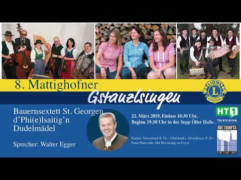 Mattighofen: 8. Mattighofner Gstanzlsingen 2019