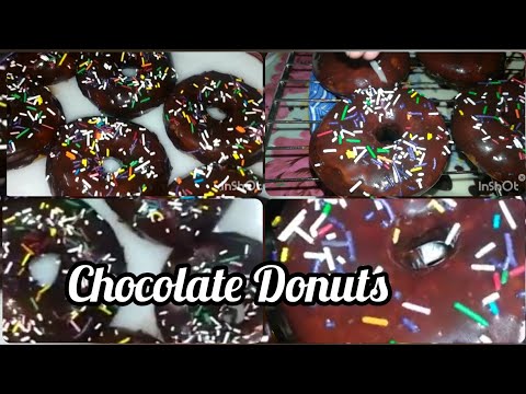 Chocolate Donuts 🍩 || Aroosh & Aymal kitchen ||
