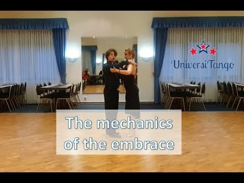 The mechanics of the tango embrace