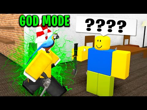 I Used GOD Mode MM2 ADMIN COMMMAND!