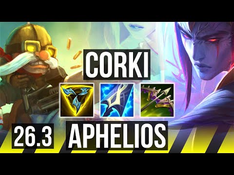 CORKI & Braum vs APHELIOS & Nautilus (ADC) | 102K damage, Good KDA: 18/2/12 | EUW Challenger | 26.3